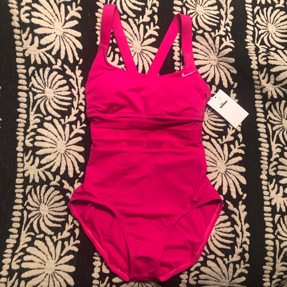 NWT Hot Pink Nike Swimsuit Size Medium